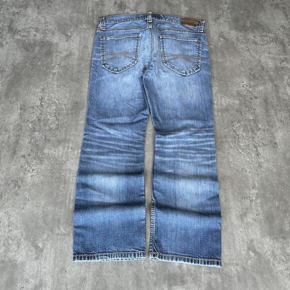 Vintage Y2K Express Jeans Embroidered Graphic Grunge Opium Denim Jeans - Picture 2 of 6